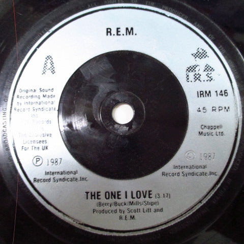 R.E.M. (アール・イー・エム)  - The One I Love (UK オリジナル 7")