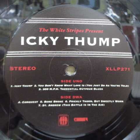WHITE STRIPES, THE (ザ・ホワイト・ストライプス)  - Icky Thump (UK オリジナル 2xLP+Insert/Stickered GS)