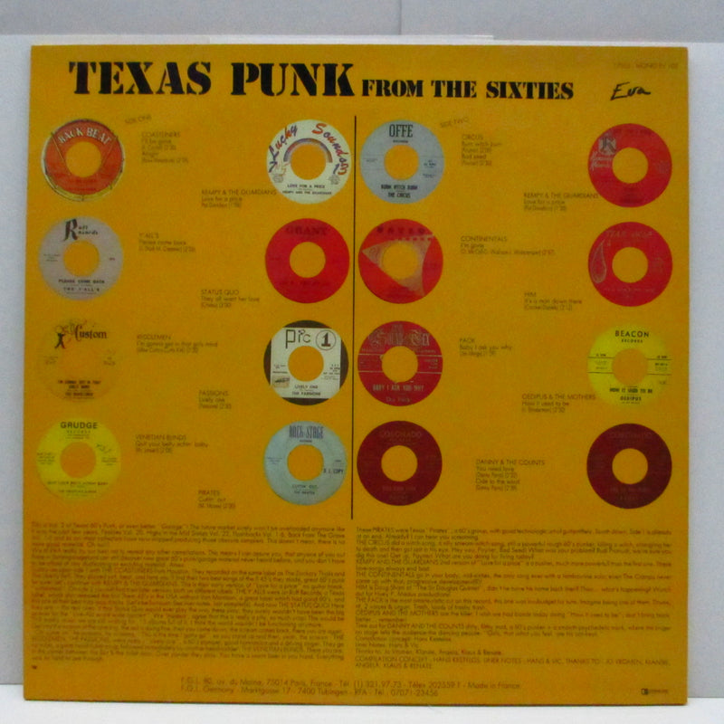 V.A. - Texas Punk From The Sixties Vol.2 (France Orig.Mono LP)