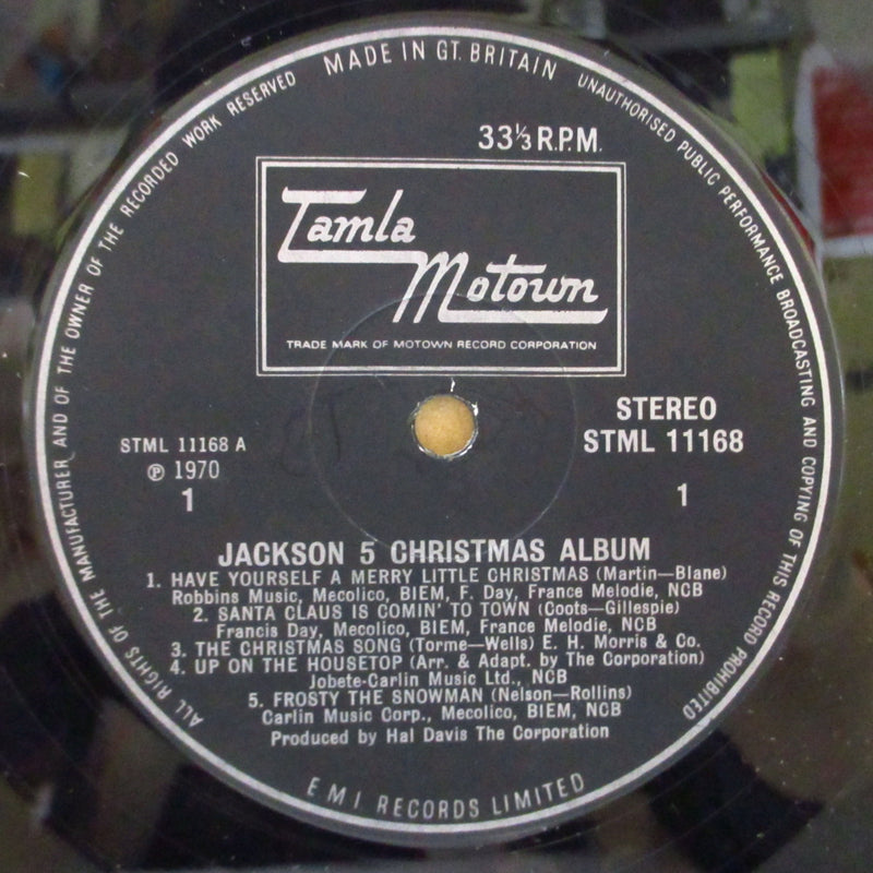 JACKSON 5 (ジャクソン・ファイヴ)  - Christmas Album (UK オリジナル・ステレオ LP/両面コーティング・ジャケ)