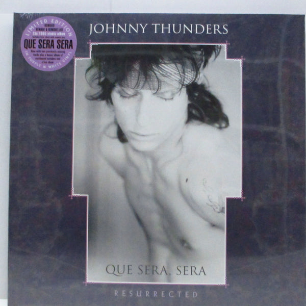 JOHNNY THUNDERS (ジョニー・サンダース)  - Que Sera, Sera : Resurrected (EU-US 1,400枚限定再発「RSD 2019」パープル＆ホワイトヴァイナル 2xLP+インサート/見開ジャケ「廃盤 New」）