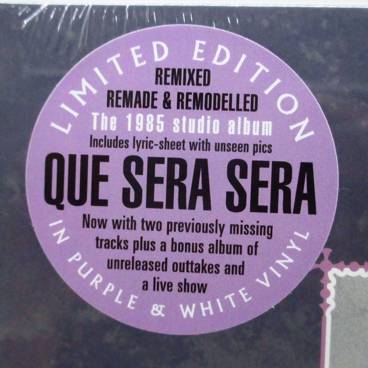 JOHNNY THUNDERS (ジョニー・サンダース)  - Que Sera, Sera : Resurrected (EU-US 1,400枚限定再発「RSD 2019」パープル＆ホワイトヴァイナル 2xLP+インサート/見開ジャケ「廃盤 New」）