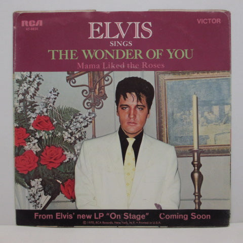 ELVIS PRESLEY - The Wonder Of You (Orig+PS)