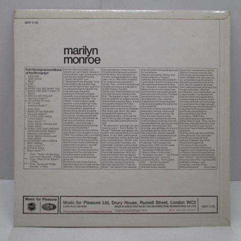 MARILYN MONROE - Marilyn (UK Re/M.F.P社盤)