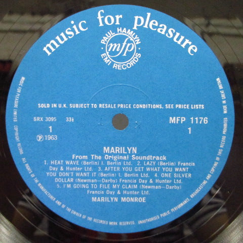 MARILYN MONROE - Marilyn (UK Re/M.F.P社盤)