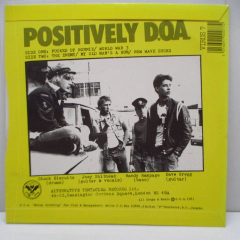 D.O.A. - Positively (UK Reissue 7")