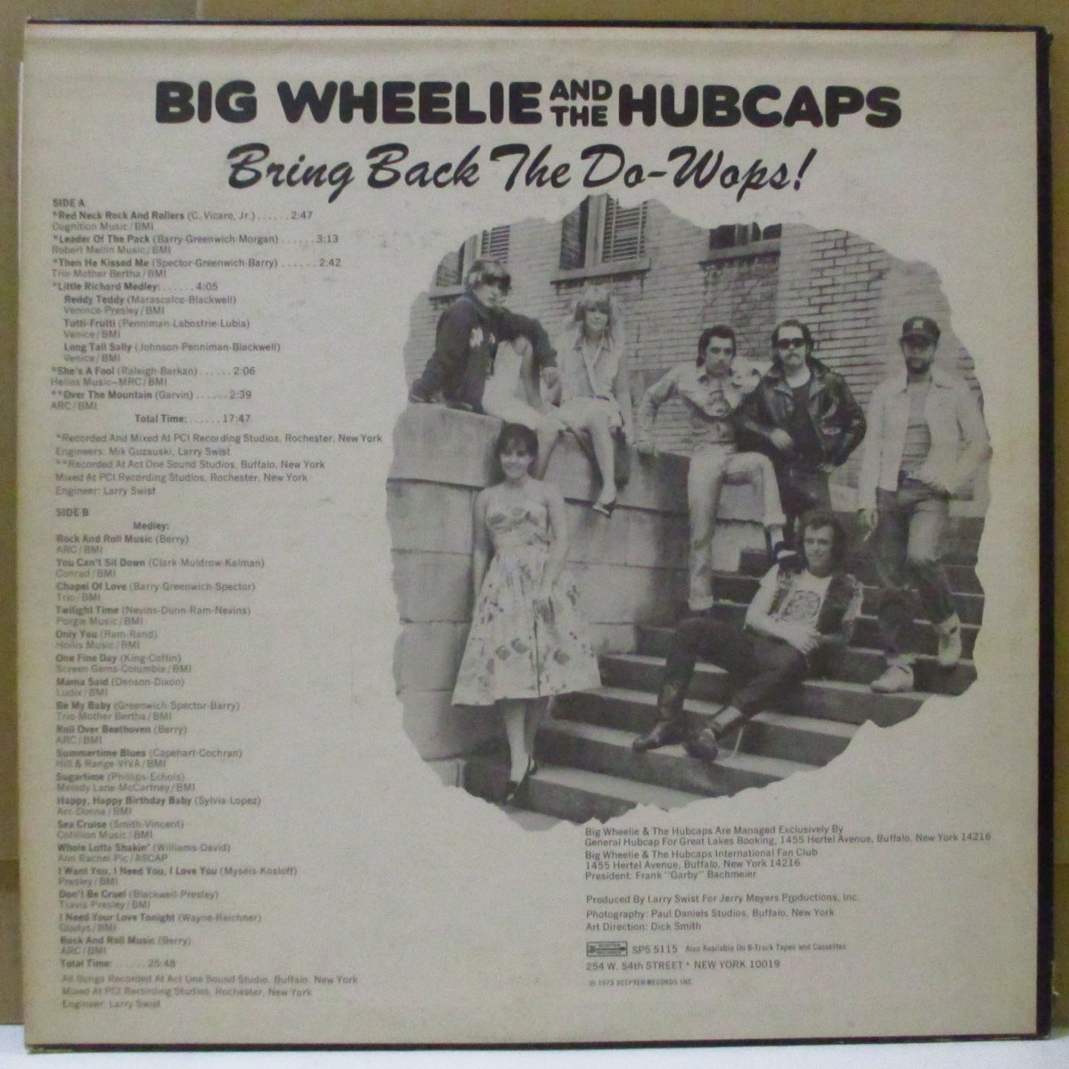 BIG WHEELIE & THE HUBCAPS (ビッグ・ウィリー＆ハブキャップス)  - Bring Back The Doo-Wops! (US Orig.LP)