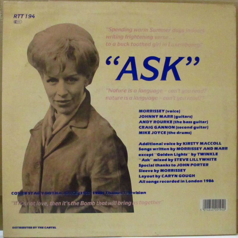 SMITHS, THE (ザ・スミス)  - Ask +2 (UK オリジナル 12"+インナー/EMIプレス)
