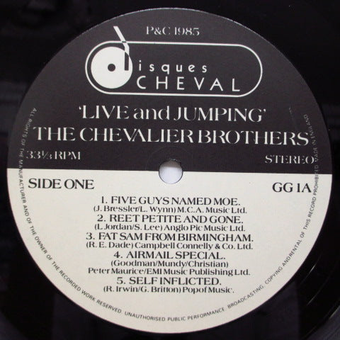 CHEVALIER BROTHERS - Live & Jumping (UK Orig.LP)