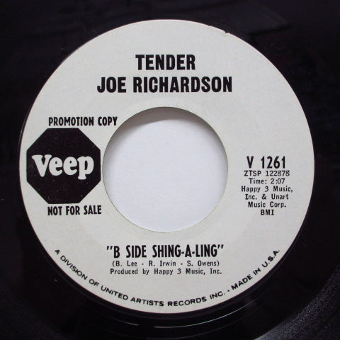 TENDER JOE RICHARDSON - The Choo Choo / B Side Shing-A-Ling