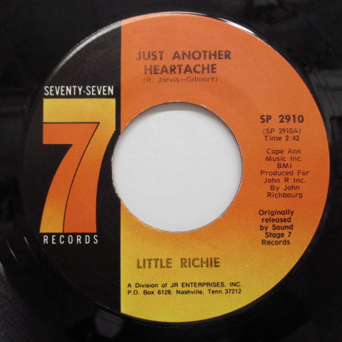 LITTLE RICHIE - Just Another Heartache (77 Reissue)