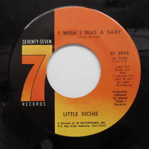 LITTLE RICHIE - Just Another Heartache (77 Reissue)