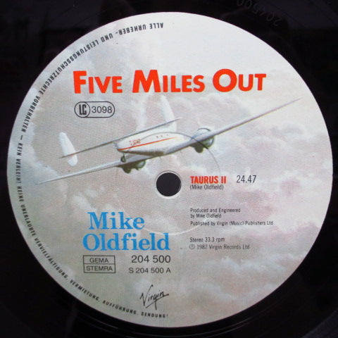 MIKE OLDFIELD (マイク・オールドフィールド) - Five Miles Out (EU Orig.LP/GS)