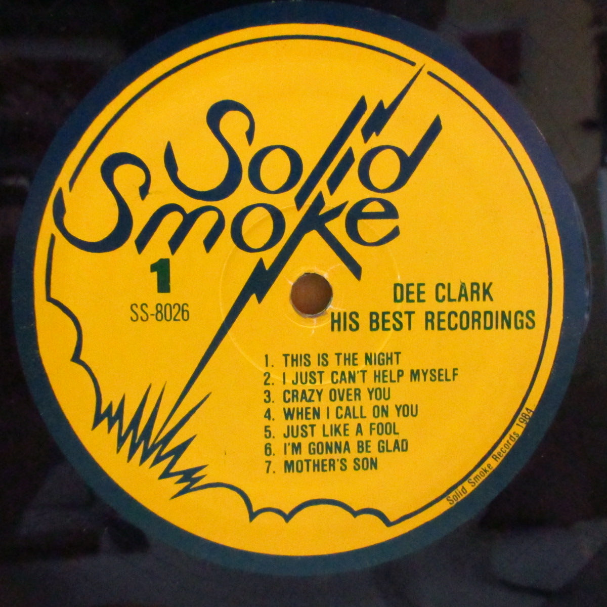 DEE CLARK (ディー・クラーク)  - His Best Recordings (US Orig.Mono LP)