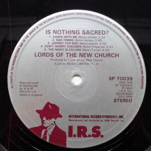 LORDS OF THE NEW CHURCH, THE (ローズ・オブ・ザ・ニュー・チャーチ) - Is Nothing Sacred? (UK オリジナル LP)