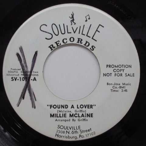 MILLIE McLAINE - Found A Lover (Promo)