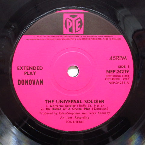 DONOVAN - The Universal Soldier (UK Orig.EP)