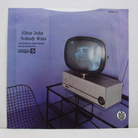 ELTON JOHN (エルトン・ジョン)  - Nobody Wins (UK Orig+PS)