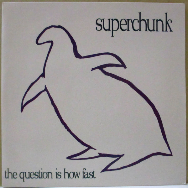 SUPERCHUNK (スーパーチャンク)  - The Question Is How Fast +2 (German 限定パープルヴァイナル 7インチ+光沢固紙ジャケ)