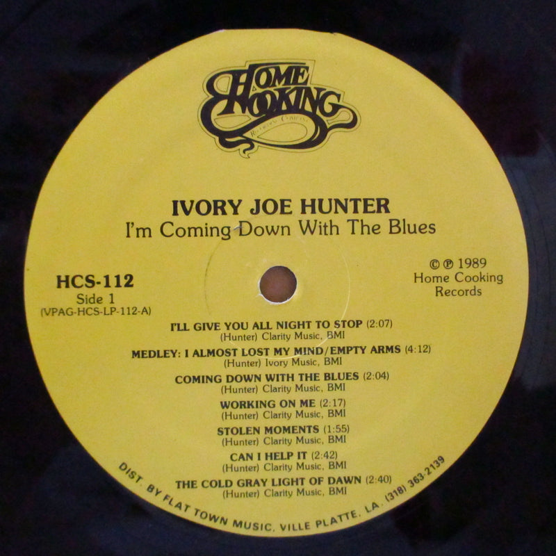 IVORY JOE HUNTER (アイヴォリー・ジョー・ハンター)  - I'm Coming Down With The Blues (US Orig.Stereo LP)