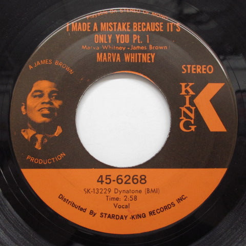 MARVA WHITNEY - I Made A Mistake Because It's Only You (Pt 1&2) (Orig)