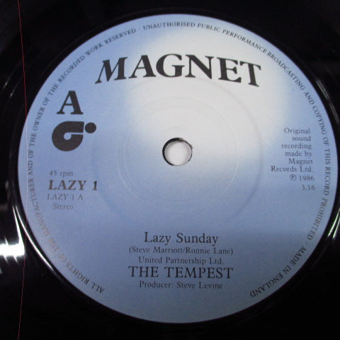 TEMPEST, THE - Lazy Sunday (UK Orig.7")