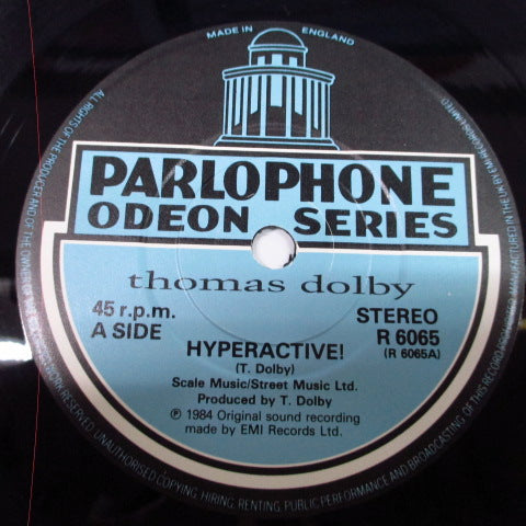 THOMAS DOLBY (トーマス・ドルビー) - Hyperactive! (UK オリジナル 7")