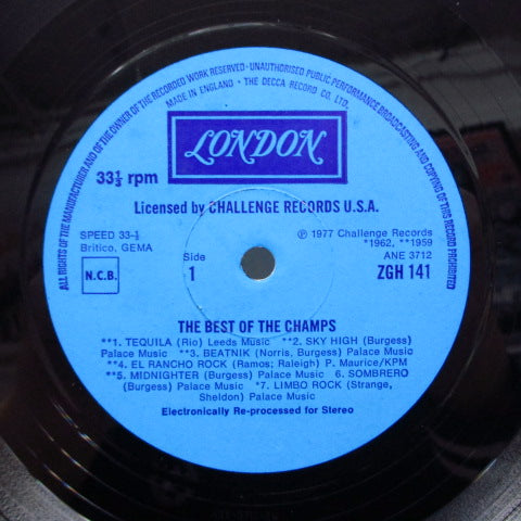 CHAMPS - The Best Of The Champs (UK Orig.LP/CS)