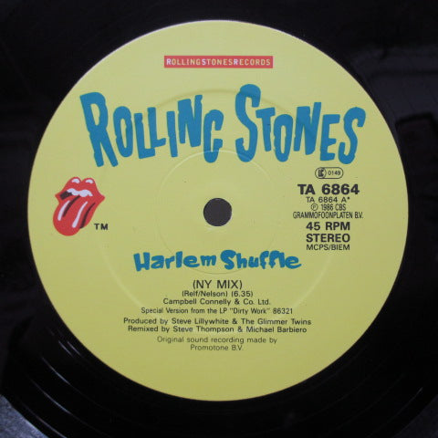 ROLLING STONES (ローリング・ストーンズ) - Harlem Shuffle : NY Mix (UK オリジナル 3-Tracks 12")