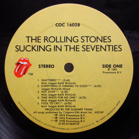 ROLLING STONES (ローリング・ストーンズ) - Sucking In The Seventies (US オリジナル LP+インナー)