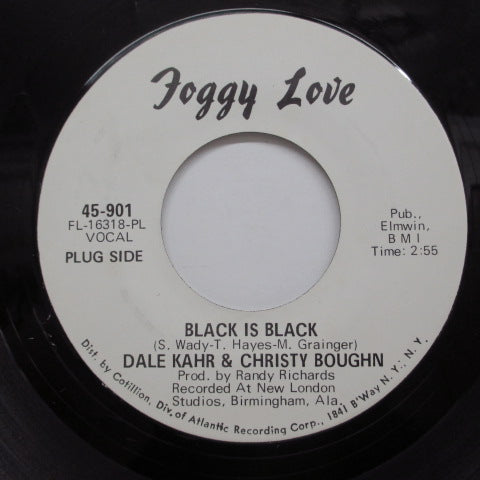 DALE KAHR & CHRISTY BOUGHN - Black Is Black (US Promo)