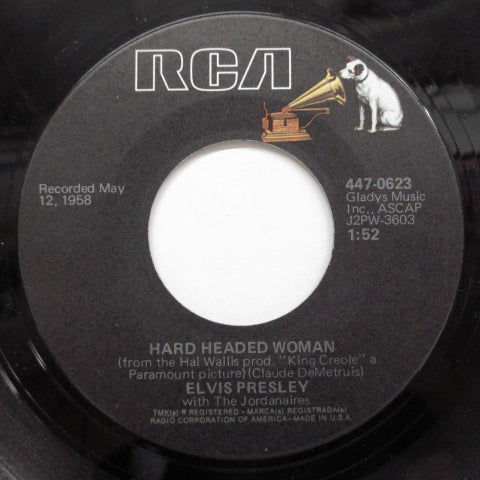 ELVIS PRESLEY - Hard Headed Woman ('77 Reissue)