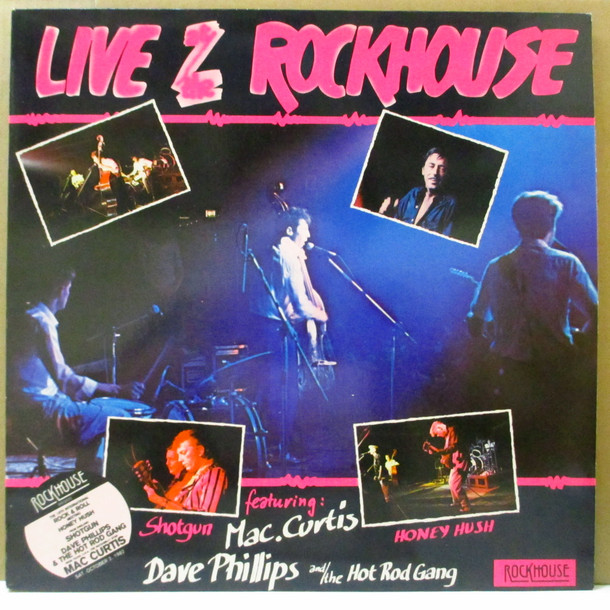 V.A. - Live At The Rockhouse (Dutch Orig.LP)