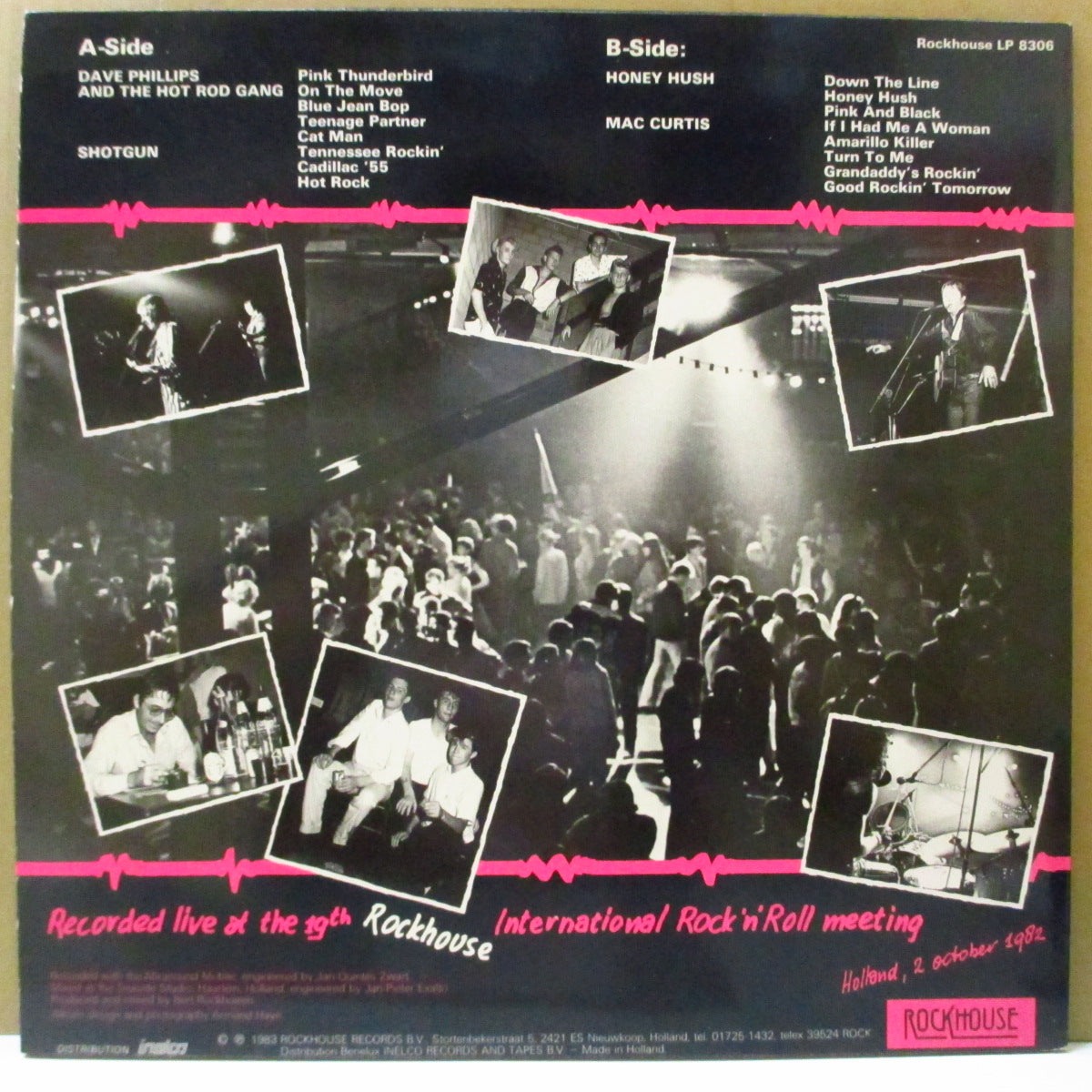 V.A. - Live At The Rockhouse (Dutch Orig.LP)