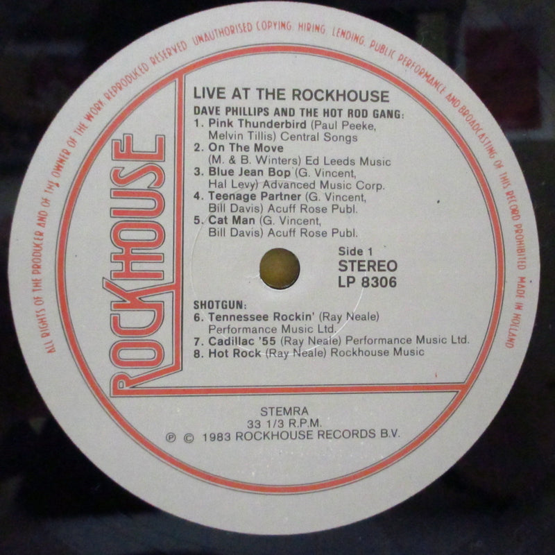 V.A. - Live At The Rockhouse (Dutch Orig.LP)