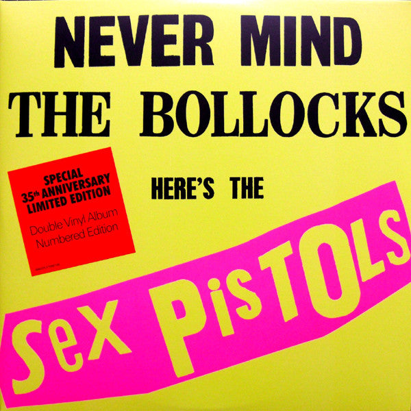 SEX PISTOLS (セックス・ピストルズ)  - Never Mind The Bollocks (EU 35th Anniversary 5000 Ltd.Reissue 180g Black Vinyl 2xLP/Number GS/New 廃盤)