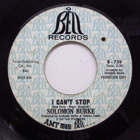 SOLOMON BURKE - I Can't Stop (Promo)
