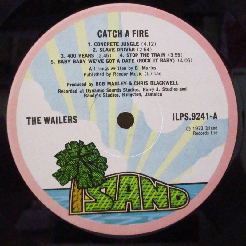 BOB MARLEY & THE WAILERS-Catch a Fire (UK オリジナル LP-2nd