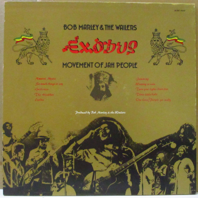 BOB MARLEY & THE WAILERS (ボブ・マーリー&ザ・ウェイラーズ)  - Exodus (UK 70's 再発ブルーラベ LP+インナー/エンボス無しジャケ)