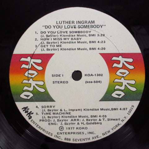 LUTHER INGRAM - Do You Love Somebody (US:Orig.)