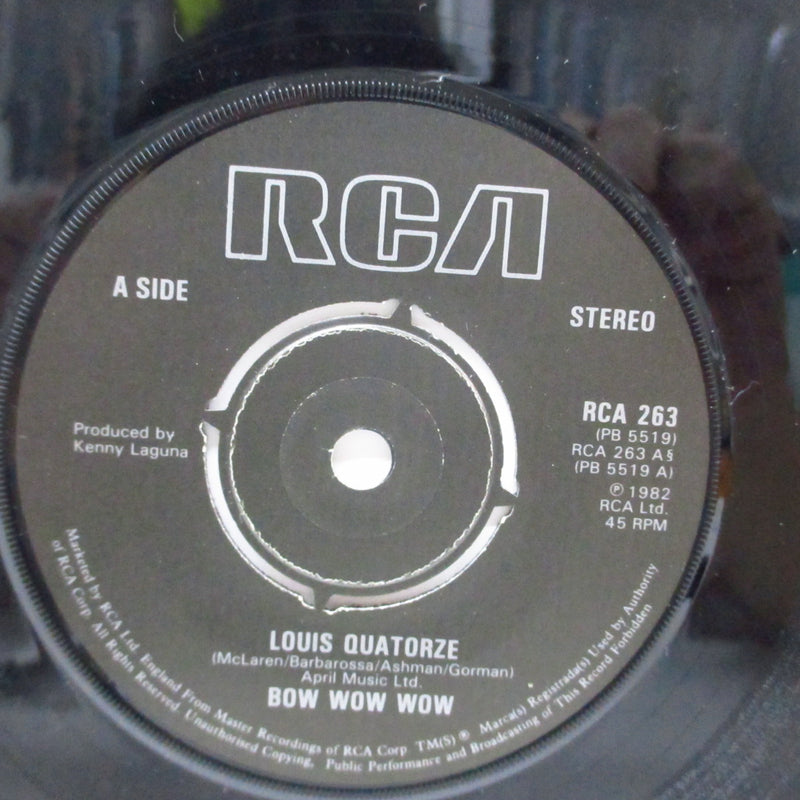 BOW WOW WOW (バウ・ワウ・ワウ)  - Louis Quatorze : Re-Recorded (UK オリジナル「ラウンドセンター」 7"+PS/RCA 263) 