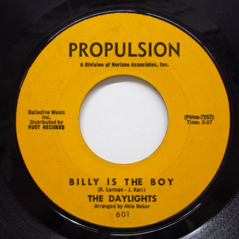 DAYLIGHTS - Billy Is The Boy (Orig.Orange Label)