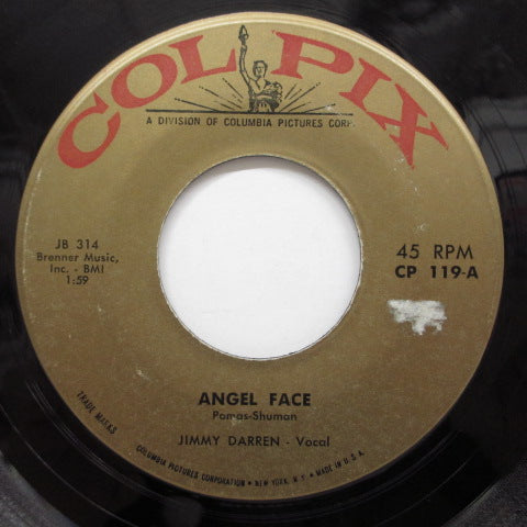 JAMES DARREN (JIMMY DARREN) - Angel Face / I Don't Wanna Lose Ya (Orig)