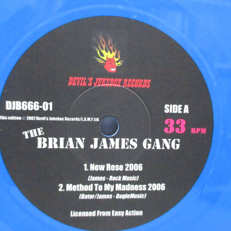 BRIAN JAMES GANG, THE - New Rose 2006 EP! (UK Ltd. Blue Vinyl 7")
