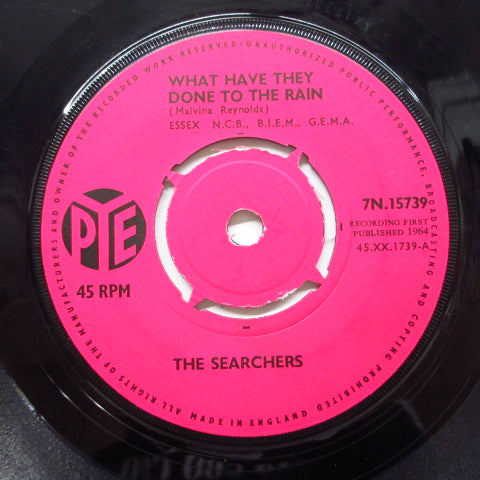 SEARCHERS - What Have They Done To The Rain？ (UK Orig.Round Center)