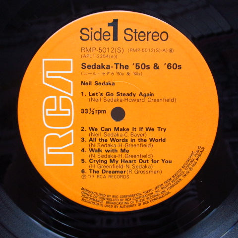 NEIL SEDAKA (ニール・セダカ)  - The '50s & '60s (Japan Orig.Stereo LP)