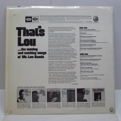 LOU RAWLS-That's Lou The Moving And Exciting Songs Of Exciting Songs Of Exciting