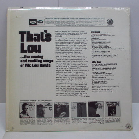 LOU RAWLS - That's Lou The Moving And Exciting Songs Of Mr.Lou Rawls (US Orig.Stereo LP)