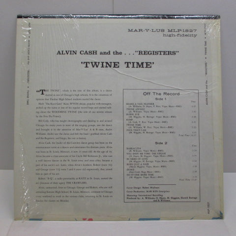 ALVIN CASH & THE REGISTERS - Twine Time (US Orig.Mono LP)