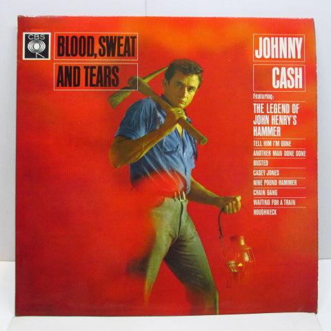 JOHNNY CASH - Blood, Sweat And Tears (UK Orig.Mono LP/CFS)